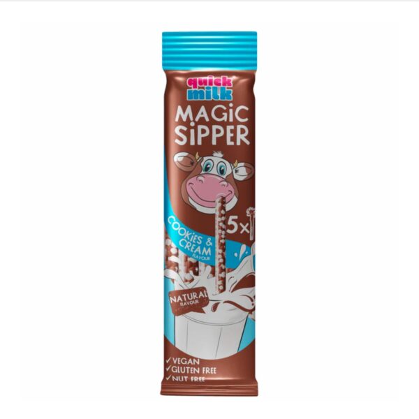 Quick Milk Magic Sipper Cookies and Cream