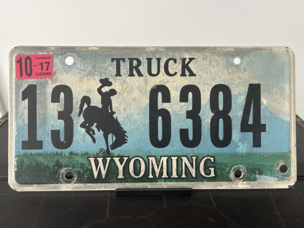 Plaque Truck Wyoming