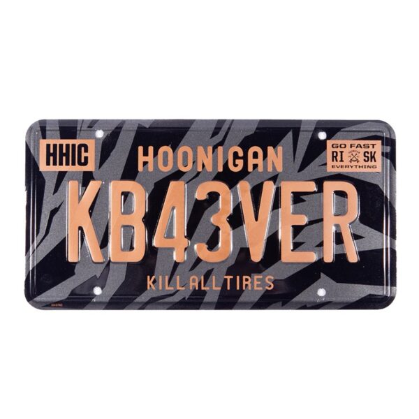 Hoonigan gymkhana7 license plate