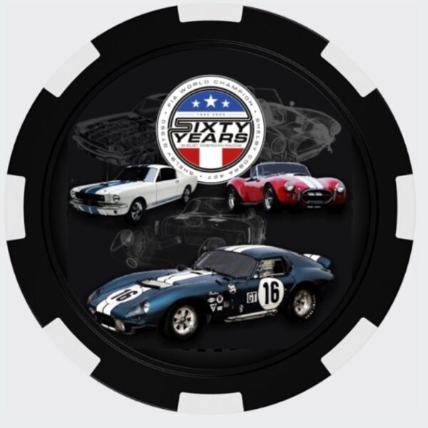 Poker chip shelby 60 yrs anniversary